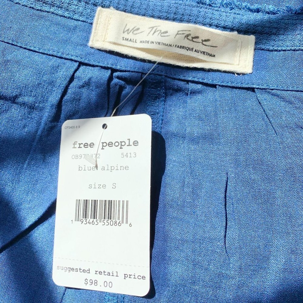 Free People NWT Beating Hearts Colorblocked Drawst - Picture 5 of 9